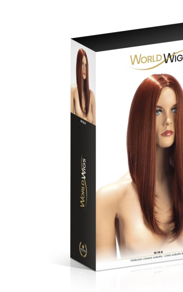 Peluca Nina largo liso para sex dolls