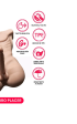 Busto realista masculino SG21