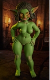 Kaela, tu goblin ardiente de las mazmorras • SiliconGirls