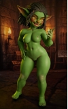 Kaela, tu goblin ardiente de las mazmorras • SiliconGirls