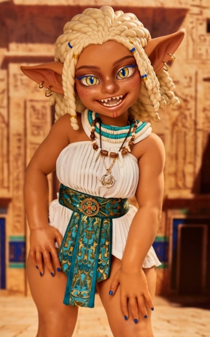 Kaenna, tu goblin ardiente del templo maldito • SiliconGirls