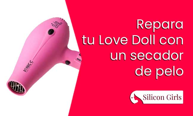 Reparar tu muñeca sexual de TPE: guía definitiva y efectiva 8 Reparar tu sex doll con secador: calor controlado