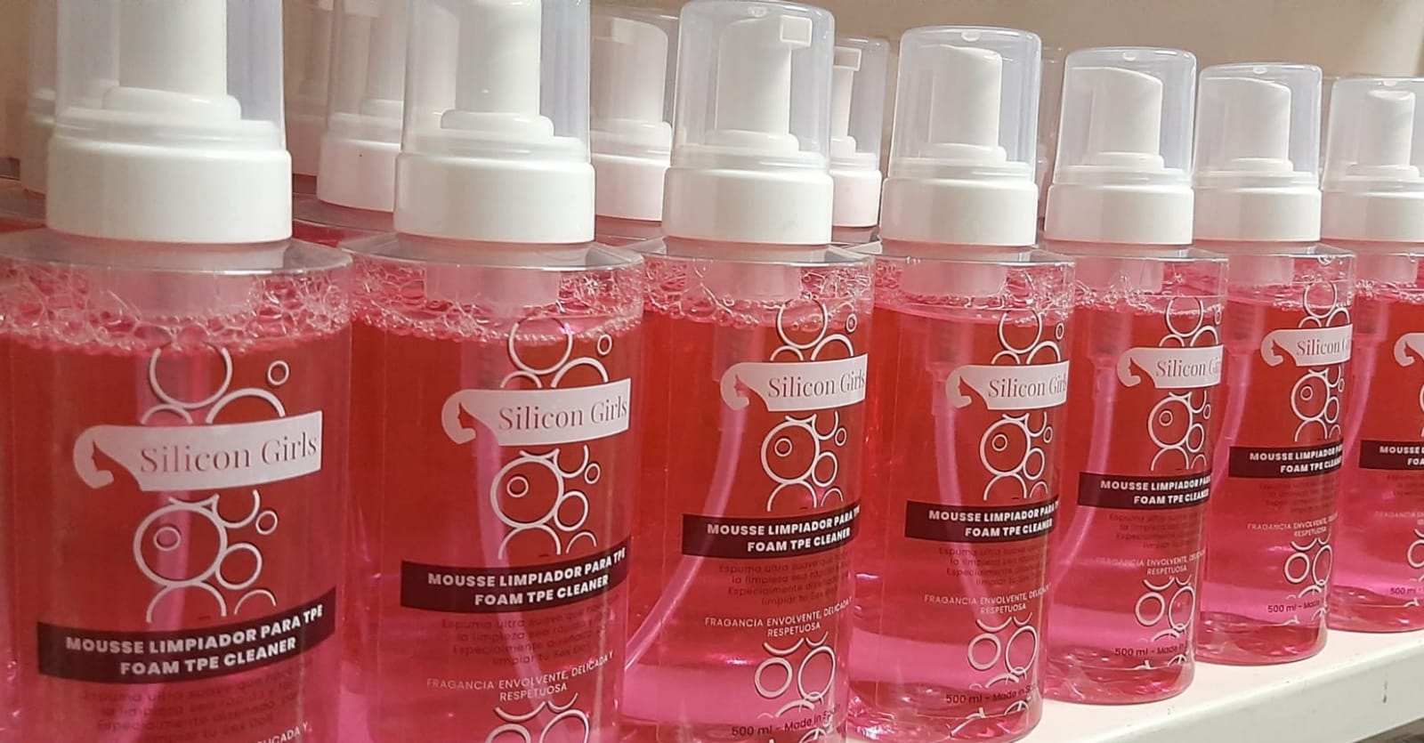 Gel limpiador para muñecas sexuales