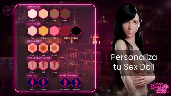 Personaliza gamelady