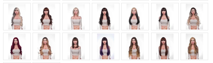 Muñecas sexuales personalizadas: guía definitiva para crear tu chica ideal con realismo premium 15 opciones de pelo y pelucas